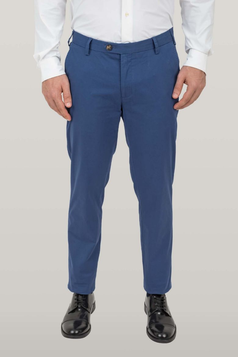 Immagine di PANTALONE MODELLO CHINO IN COTONE TWILL UNITO