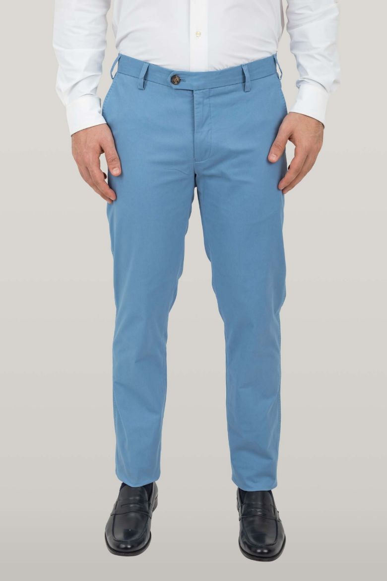 Immagine di PANTALONE MODELLO CHINO IN COTONE TWILL UNITO