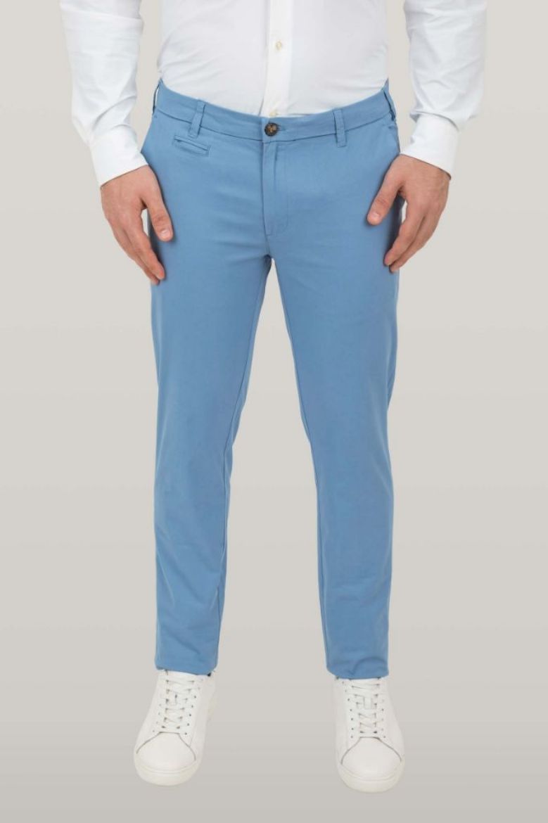 Immagine di PANTALONE MODELLO CHINO IN COTONE TWILL UNITO