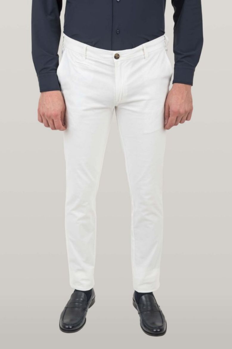 Immagine di PANTALONE MODELLO CHINO IN COTONE TWILL UNITO