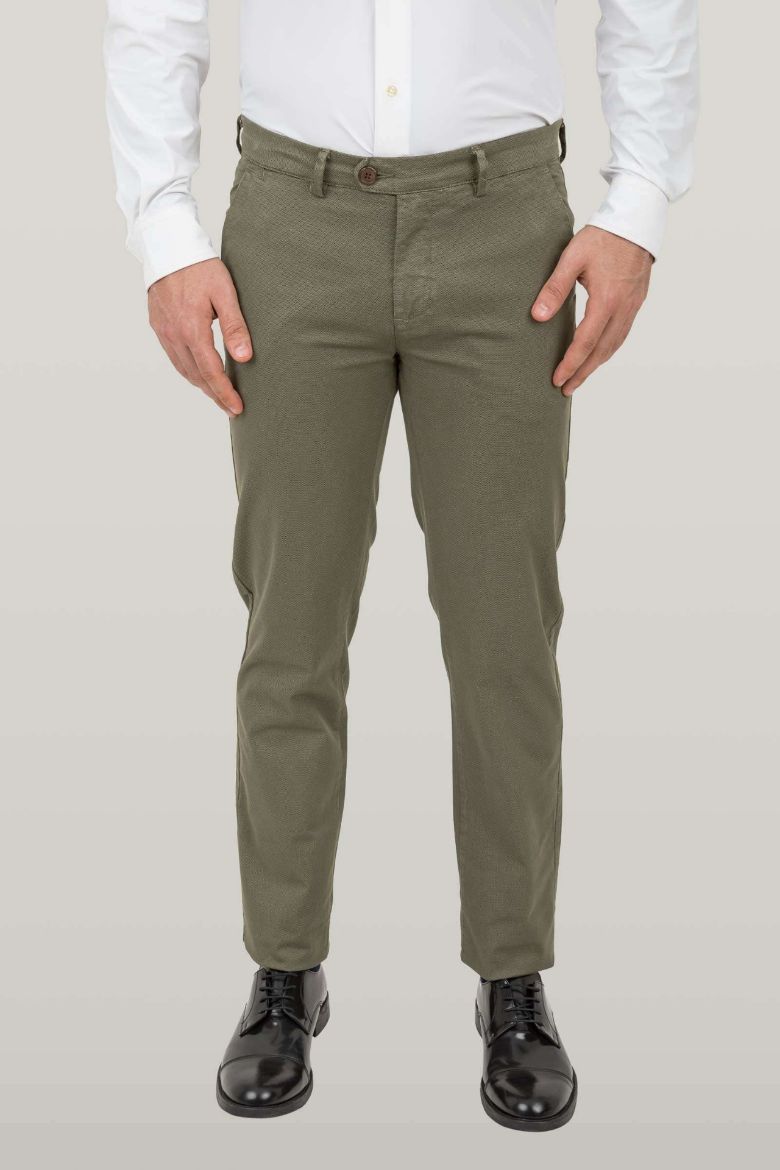 Immagine di PANTALONE CHINO TESSUTO STAMPATO