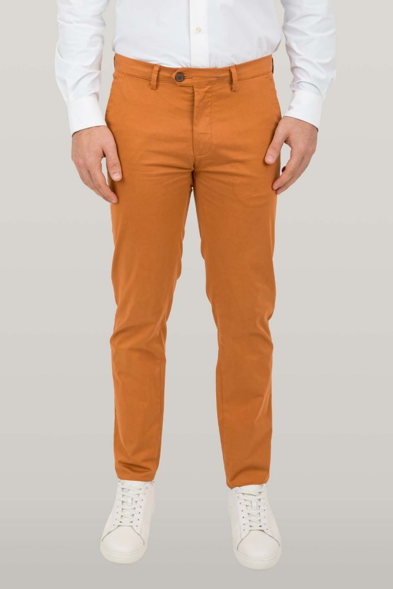 Immagine di PANTALONE CHINO TESSUTO COTONE SATEN