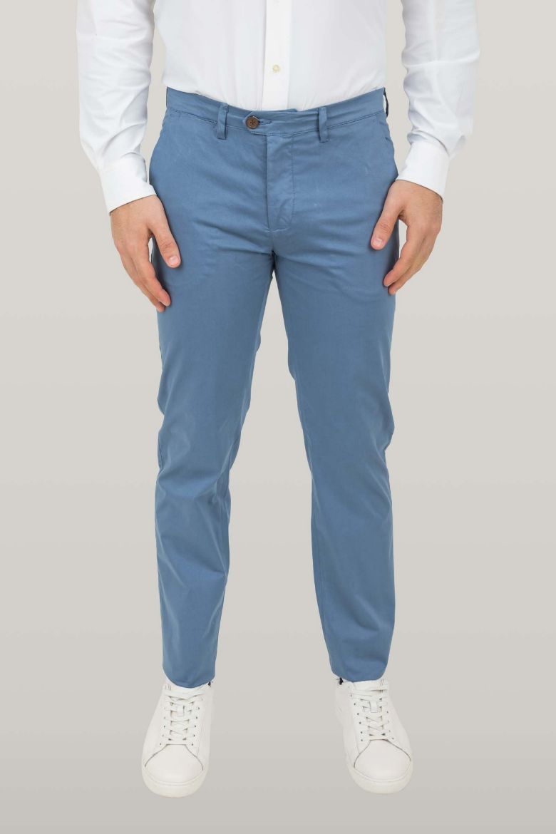 Immagine di PANTALONE CHINO TESSUTO COTONE SATEN