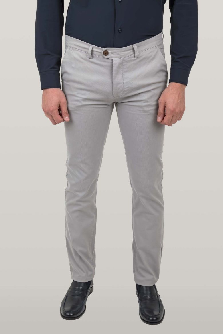 Immagine di PANTALONE CHINO TESSUTO COTONE CANNETTE