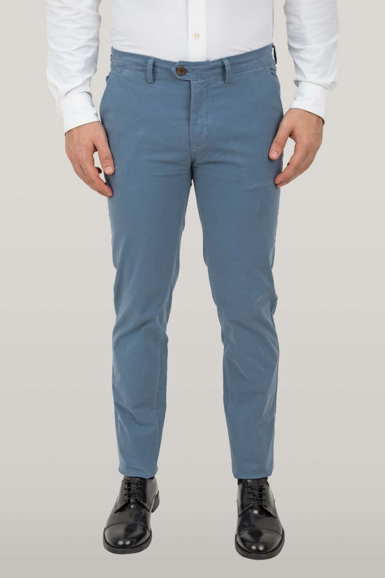 Immagine di PANTALONE CHINO TESSUTO COTONE ARMATURATO