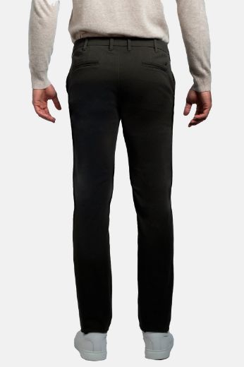 Immagine di PANTALONE INFORMALE  MODELLO CHINO IN COTONE  TWILL, TINTA UNITA, VESTIBILITA' SLIM