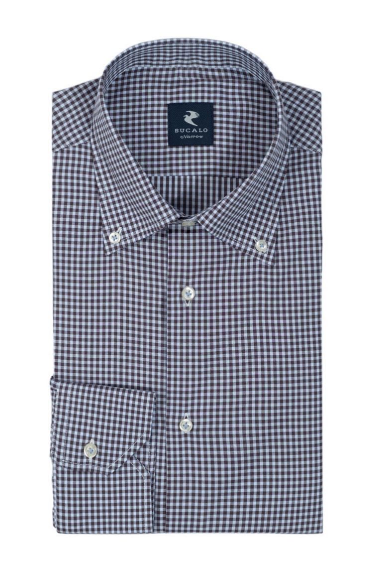 Immagine di CAMICIA TWILL QUADRI COLLO  BUTTON DOWN