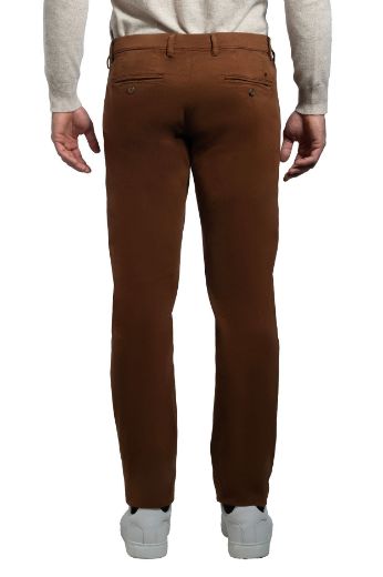 Immagine di PANTALONE CHINO IN TESSUTO ARMATURATO UNITO