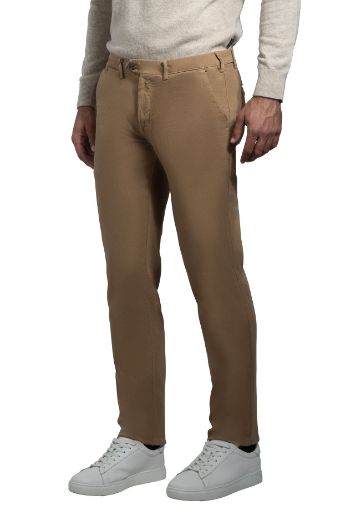 Immagine di PANTALONE CHINO IN TESSUTO ARMATURATO UNITO