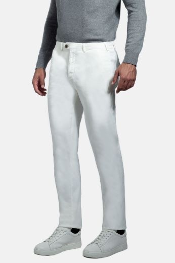 Immagine di PANTALONE CHINO IN TESSUTO ARMATURATO UNITO