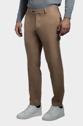 Immagine di PANTALONE CHINO TESSUTO PUNTO MILANO  UNITO