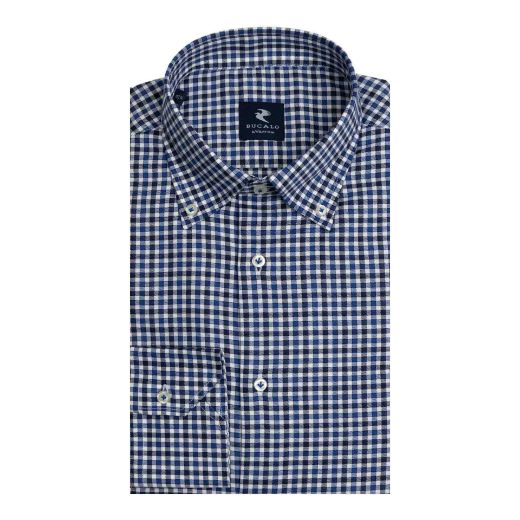 Immagine di CAMICIA TWILL QUADRI COLLO  BUTTON DOWN