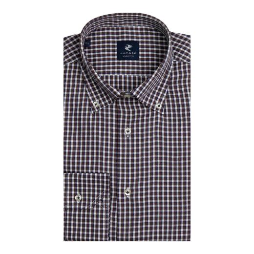 Immagine di CAMICIA TWILL QUADRI COLLO  BUTTON DOWN