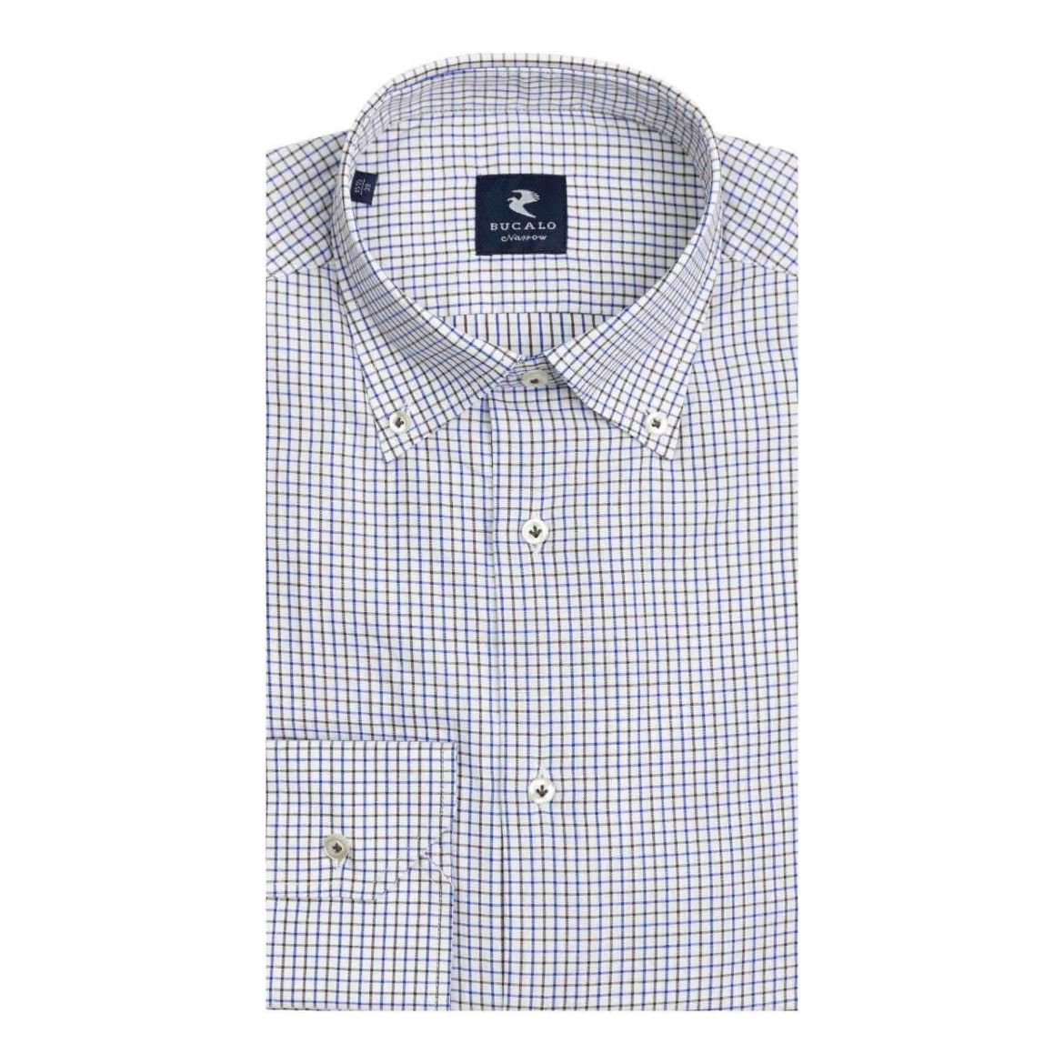 Immagine di CAMICIA TWILL QUADRI COLLO  BUTTON DOWN