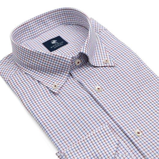 Immagine di CAMICIA TWILL QUADRI COLLO  BUTTON DOWN