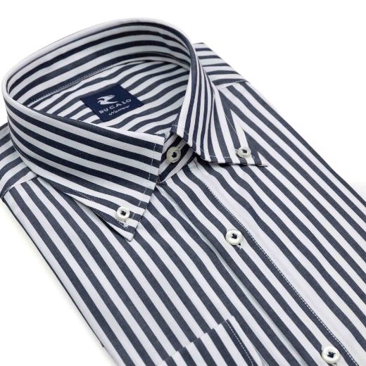 Immagine di CAMICIA RIGATA  COLLO  BUTTON DOWN