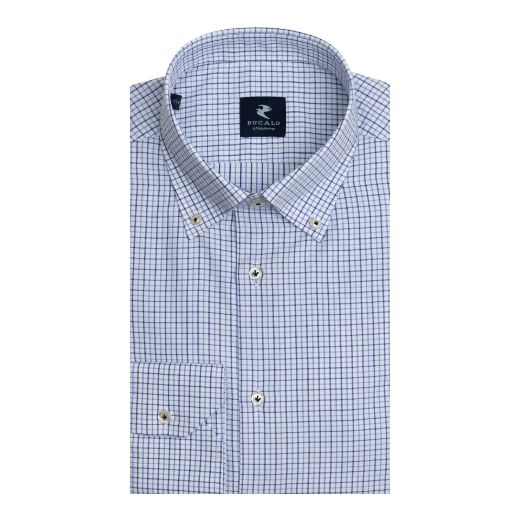 Immagine di CAMICIA TWILL QUADRI COLLO  BUTTON DOWN