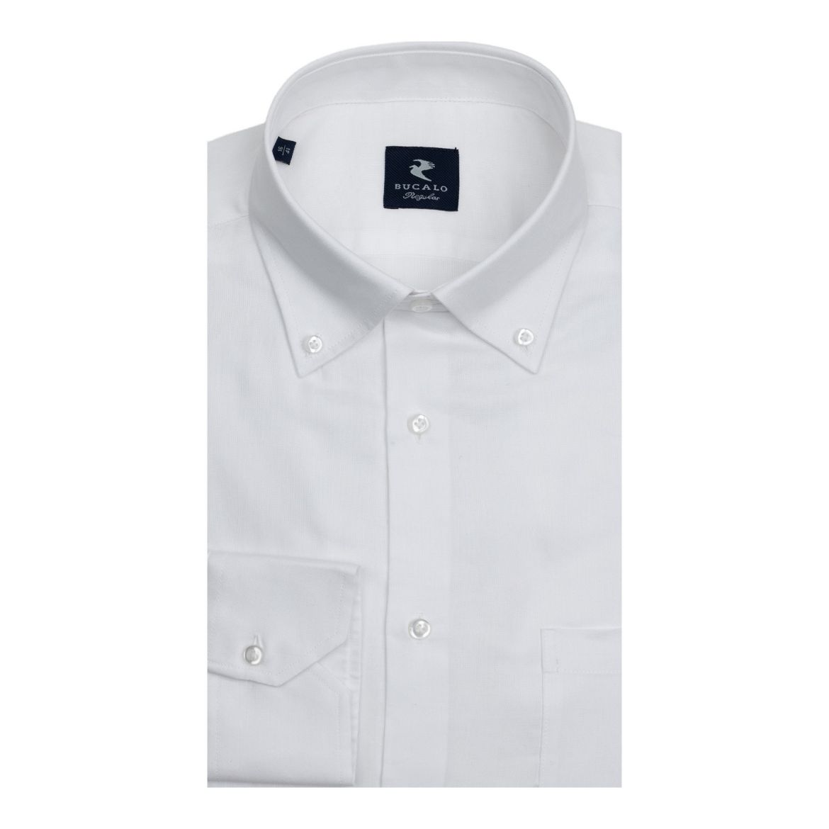 Immagine di CAMICIA OXFORD TINTA UNITA  COLLO BUTTON DOWN